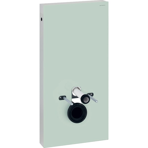 GEBERIT MONOLITH-MODUL PT WC SUSPENDAT STICLA MINT + ALUMINIU NOU
