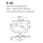Lavoar ceramic E60 - imagine 2