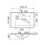 Lavoar ceramic E70 - imagine 2