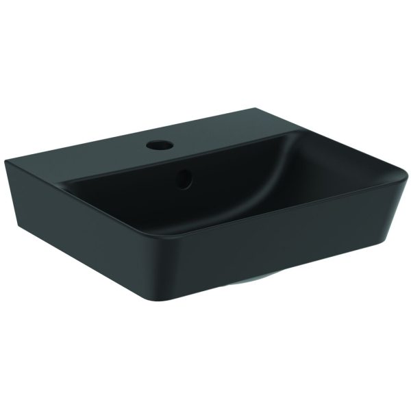 LAVOAR CONNECT CUBE DESIGN 400X360X160 CM CU ORIFICIU PENTRU BATERIE SILK BLACK