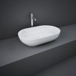 LAVOAR FEELING OVAL 55X35 CM ALB (MOON)
