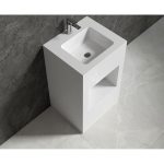 Lavoar freestanding compozit ceramic 510x450x840 - imagine 2