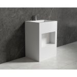 Lavoar freestanding compozit ceramic 580x480x840