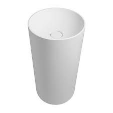 LAVOAR FREESTANDING DOHA DIAM. 43.5 CM, H. 85 CM, ALB MAT