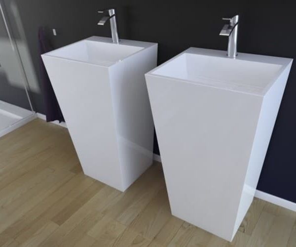 LAVOAR FREESTANDING VERA 40X50X85, WHITE