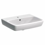 LAVOAR GEBERIT SELNOVA SQUARE 55X44 CU ORIFICIU BATERIE SI PREAPLIN