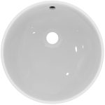 LAVOAR I.LIFE B ROTUND 40 CM, MONTAJ PE BLAT, CU PREPLIN, FARA ORIFICIU BATERIE