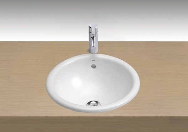 LAVOAR INCASTRAT JARA 40 CM ALB, FARA GAURA PENTRU BATERIE