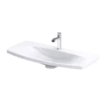 LAVOAR LOUIS 102X48, MARMURA COMPOZITA, ALB MAT