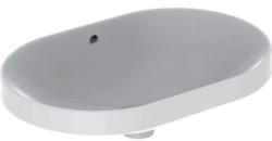 LAVOAR ÎNCORPORAT GEBERIT VARIFORM, ELIPTIC B-60CM,T-40CM, PREAPLIN VIZIBIL, GLAZURAT ALB