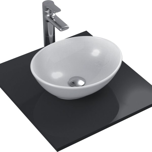 LAVOAR STRADA 41X34 OVAL PENTRU MONTAJ PE BLAT