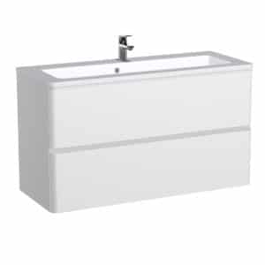 MOBILIER ANNA 100 , 2 SERTARE SOFT CLOSE, ALB LUCIOS NOU