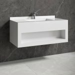 Mobilier baie compozit ceramic LJ-100-WHRS-C 1000x500x420