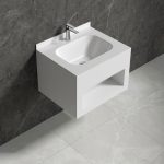 Mobilier baie compozit ceramic LJ-60-WHRS-C 600x500x420 - imagine 2