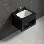 Mobilier baie compozit ceramic LJ-60-WHRS-L 600x500x420 - imagine 2