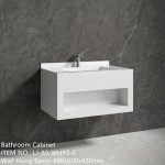 Mobilier baie compozit ceramic LJ-80-WHRS-C 800x500x420