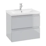 MOBILIER COMO 60, 59.9X40X50 CM, 2 SERTARE SOFT-CLOSE, GRI DESCHIS LUCIOS