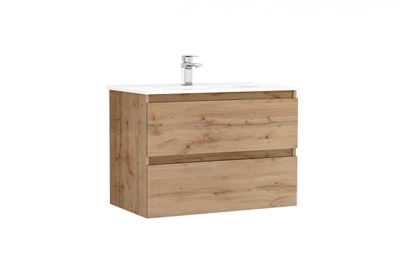 MOBILIER DAILY 80X46X56.5 STEJAR RUSTIC, 2 SERTARE,CU LAVOAR