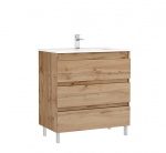 MOBILIER DAILY STATIV 80X46X56.5 STEJAR RUSTIC,3 SERTARE,CU LAVOAR