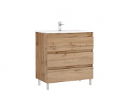 MOBILIER DAILY STATIV 80X46X56.5 STEJAR RUSTIC,3 SERTARE,CU LAVOAR