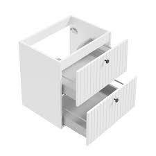 MOBILIER FUEGO 60, SUSPENDAT, 60X60X45 CM, DOUA SERTARE SOFT-CLOSE, FARA MANERE, ALB MAT