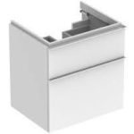 MOBILIER iCON PENTRU LAVOAR 595X620X477 CU 2 SERTARE,ALB LUCIOS
