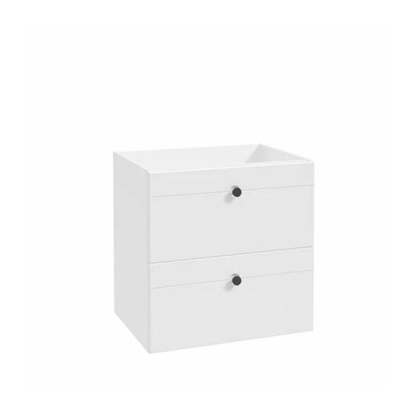 MOBILIER ISOLE 60, SUSPENDAT, 59.9X60X45.3 CM, DOUA SERTARE SOFT-CLOSE, FARA MANERE, ALB MAT