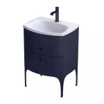 MOBILIER LOUIS 62 CM, 2 SERTARE SOFT-CLOSE,  BLEUMARIN MAT