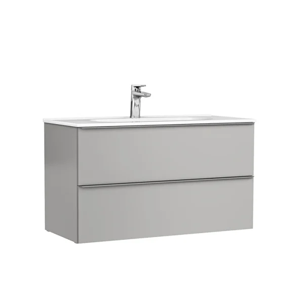 MOBILIER SHONA 100CM CU DOUA SERTARE GRI MAT