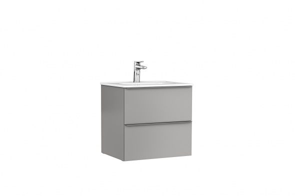 MOBILIER SHONA 60X46X56.5 GALET MAT, 2 SERTARE,CU LAVOAR KLEA