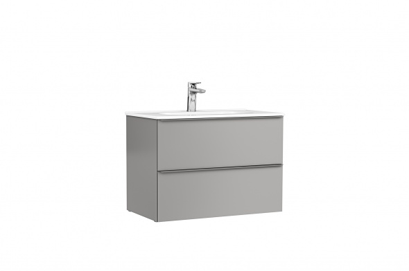 MOBILIER SHONA 80X46X56.5 GALET MAT,2 SERTARE,CU LAVOAR KLEA