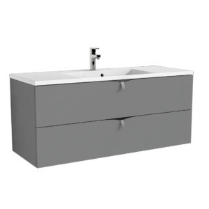 MOBILIER SIENA 120 CM, 2 SERTARE, GRI MAT