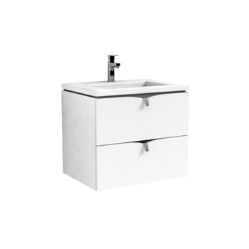 MOBILIER SIENA 60 CM, 2 SERTARE, ALB LUCIOS