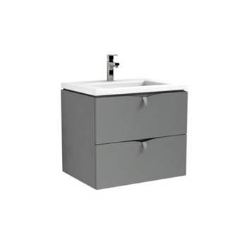 MOBILIER SIENA 60 CM, 2 SERTARE, GRI MAT