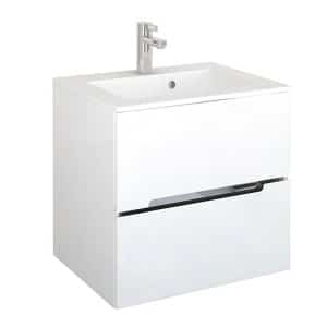 MOBILIER SILVER 60 CM,2 SERTARE, ALB LUCIOS NOU