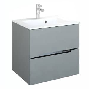 MOBILIER SILVER 60 CM,2 SERTARE, GRI MAT NOU