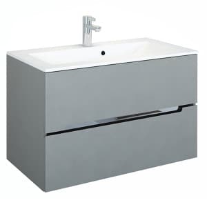 MOBILIER SILVER 90 CM, 2 SERTARE , GRI MAT NOU