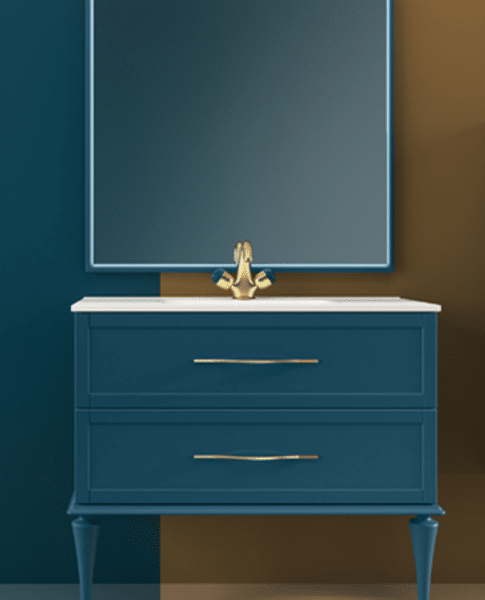 MOBILIER TIFFANY BLUE PETROL, CU 2 SERTARE, 74 CM