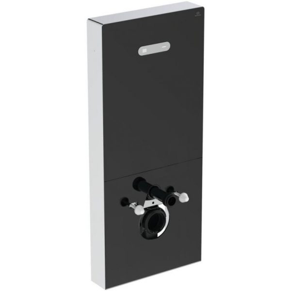 MODUL NEOX DIN STICLA NEAGRA PENTRU VAS WC SUSPENDAT CU ACTIONARE PNEUMATICA