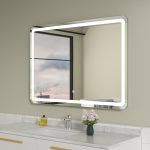 Oglinda baie led 100x70. Control touch - imagine 2