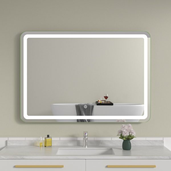 Oglinda baie led 100x70. Control touch