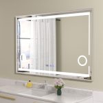 Oglinda baie 120x80 inramanta cu lupa si dezaburire - imagine 2