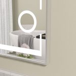 Oglinda baie 120x80 inramanta cu lupa si dezaburire - imagine 3