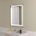Oglinda baie 45x60 cu led si control touch - imagine 2