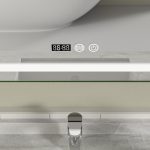 Oglinda baie led 60x80 cu dezaburire si ceas digital - imagine 3