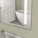 Oglinda baie led 60x80. Senzor touch - imagine 3
