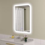 Oglinda baie led 60x80 cu dezaburire. Iluminare exterioara - imagine 2