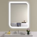 Oglinda baie led 60x80 cu dezaburire. Iluminare exterioara