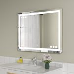 Oglinda baie 80x60 cu led. Control touch - imagine 2