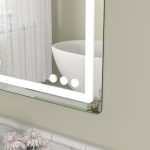 Oglinda baie 80x60 cu led. Control touch - imagine 3